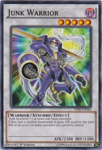 YU-GI-OH! - Junk Warrior (SDSE-EN043) - Structure Deck: Synchron Extreme - 1st Edition - Common