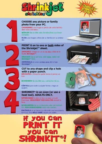 Shrinkjet - Shrinkles A4 - 20 Sheets - 2102