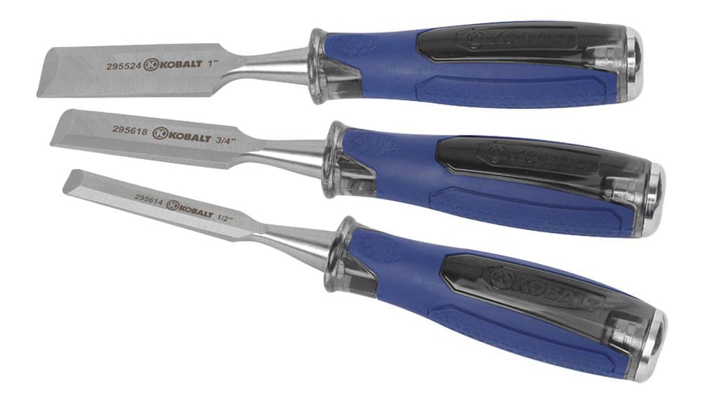 Kobalt 3-Piece Wood Chisel Set