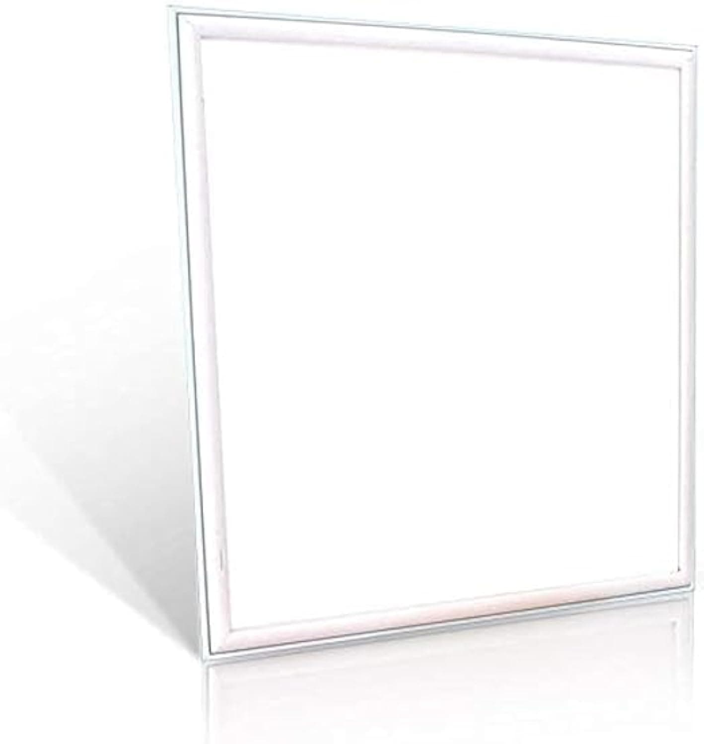 WTFS LED PANEL LIGHT ~ 60W, Square Aluminium, 60x60cm (PACK OF 2) White Color Light, White Frame for Home, Kitchen, Living Room, Office, Supermarket