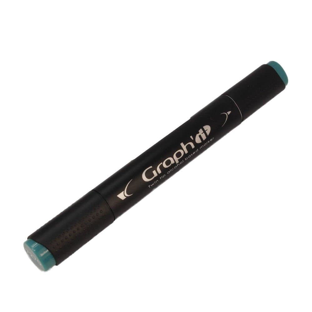 Graphit Twin Tip Alcohol Based Marker Pen - 7270 Cedar