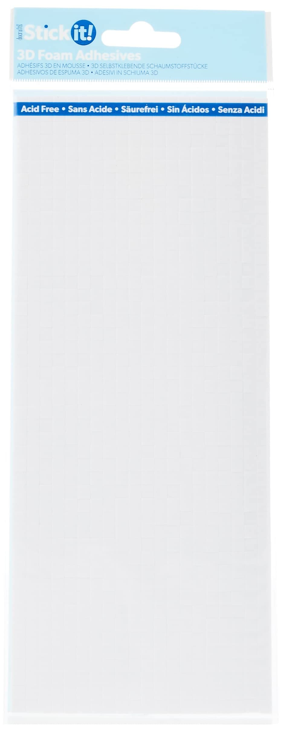 docrafts Stick It 3D Foam Squares, Double, 940-Pack