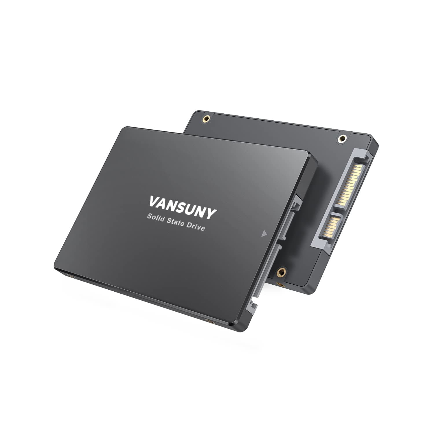 Vansuny 128GB SATA III SSD Internal Solid State Drive 2.5” Internal Drive Advanced 3D NAND Flash up to 450MB/s SSD Hard Drive for PC Laptop