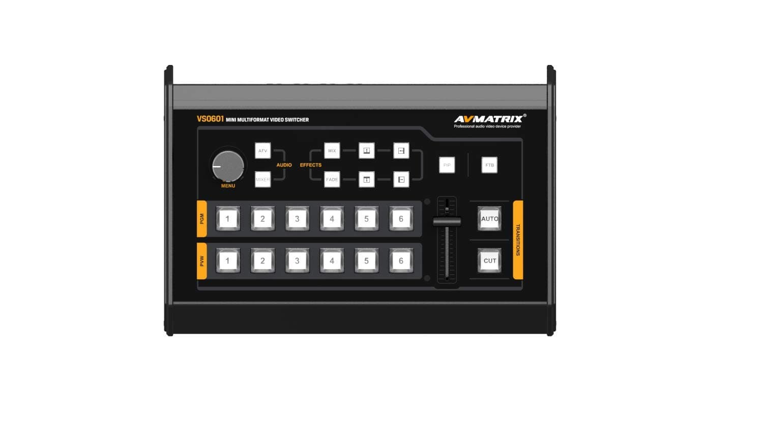 AVMATRIX VS0601 4×SDI and 2×HDMI inputs Mini 6CH SDI/HDMI Multi-Format Video Switcher with GPIO Interface for Live Tally System