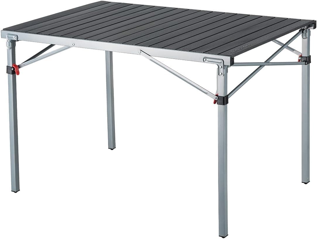 KingCamp Aluminum Folding Camp Table - Lightweight, Portable, Roll Up for Outdoor Camping, Picnic, Barbecue