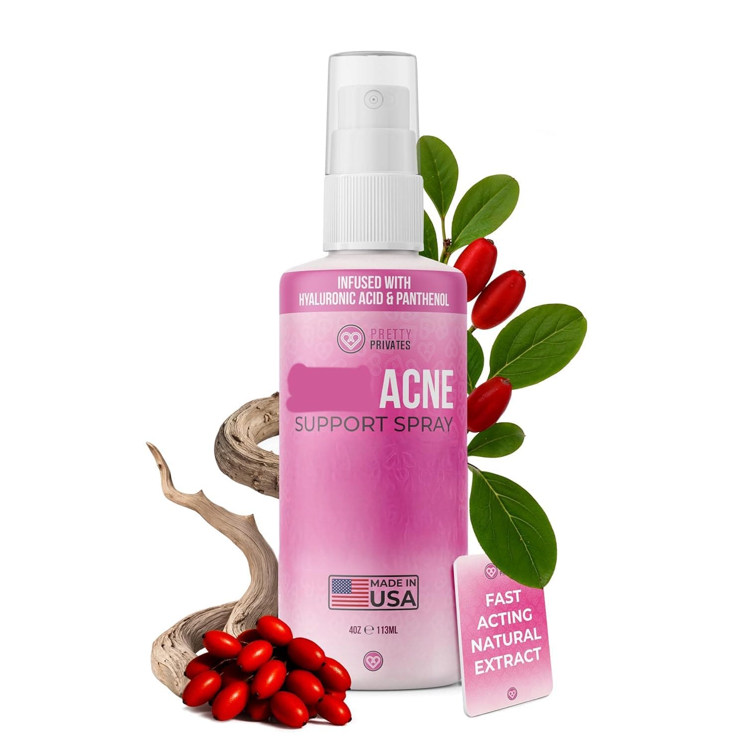 Pretty Privates acne support spray