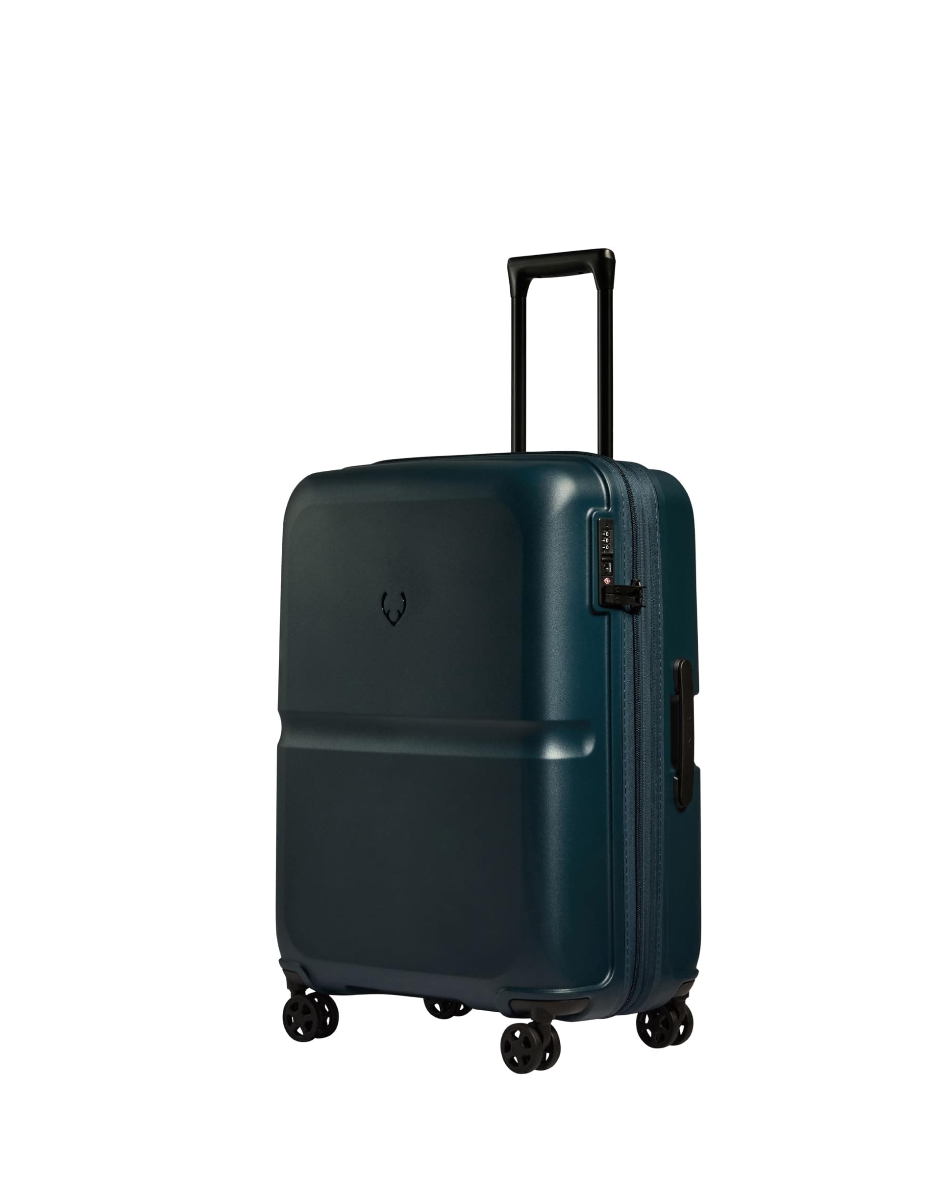 ANTLER - Single Stripe Hardside Spinner Wheels - Adjustable Handle, Expandable, Small Suitcase Airline Approved, TSA Lock, Indigo, Medium, Suitcase With Spinner Wheels.