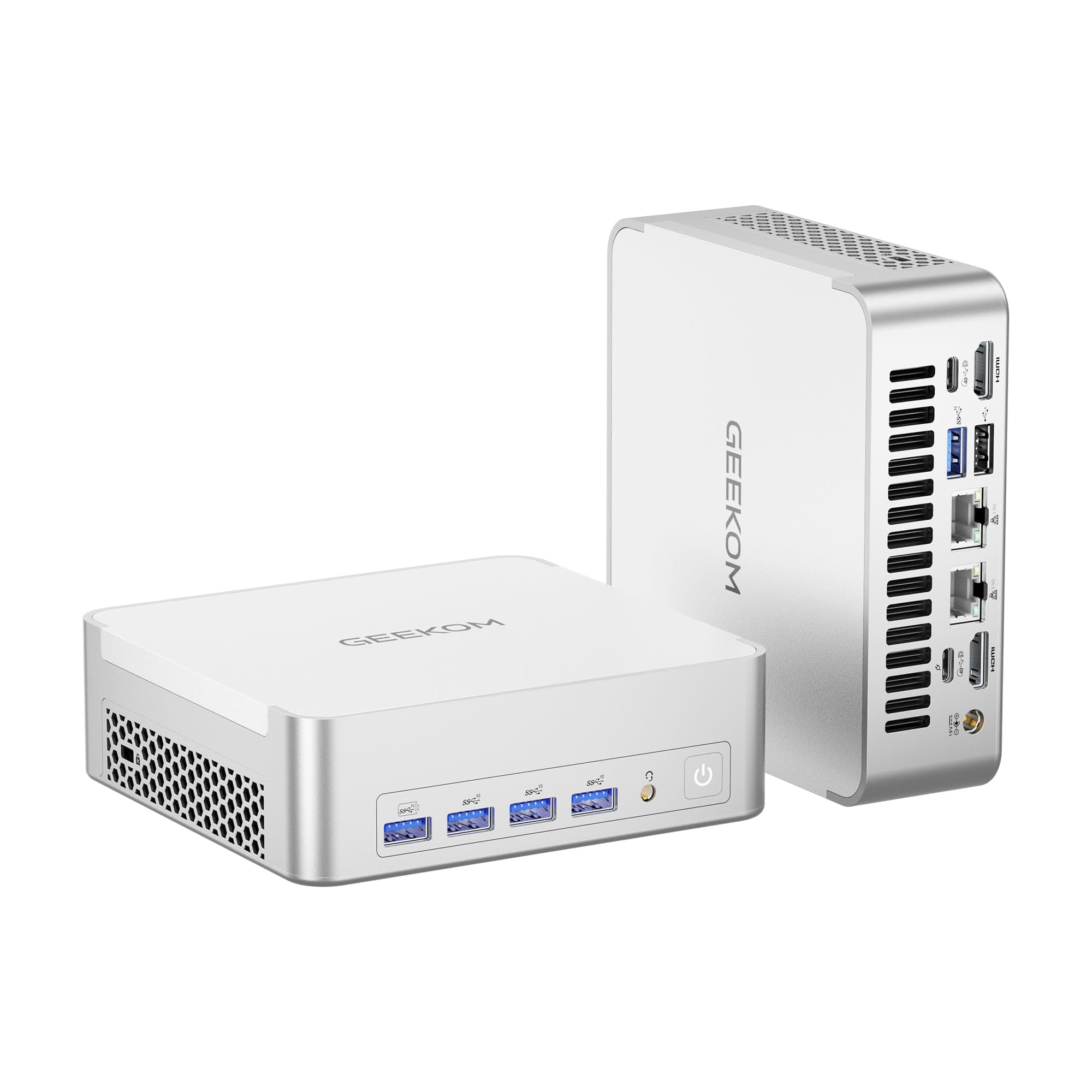 GEEKOM XT1 Mega AI Mini PC, 14th Gen Intel Core Ultra U5-125H Processor (14C/18T, up to 4.5GHz), 32GB DDR5 1TB PCIe Gen4 SSD, Windows 11 Pro Mini Computer Computers, WiFi 7/BT 5.4