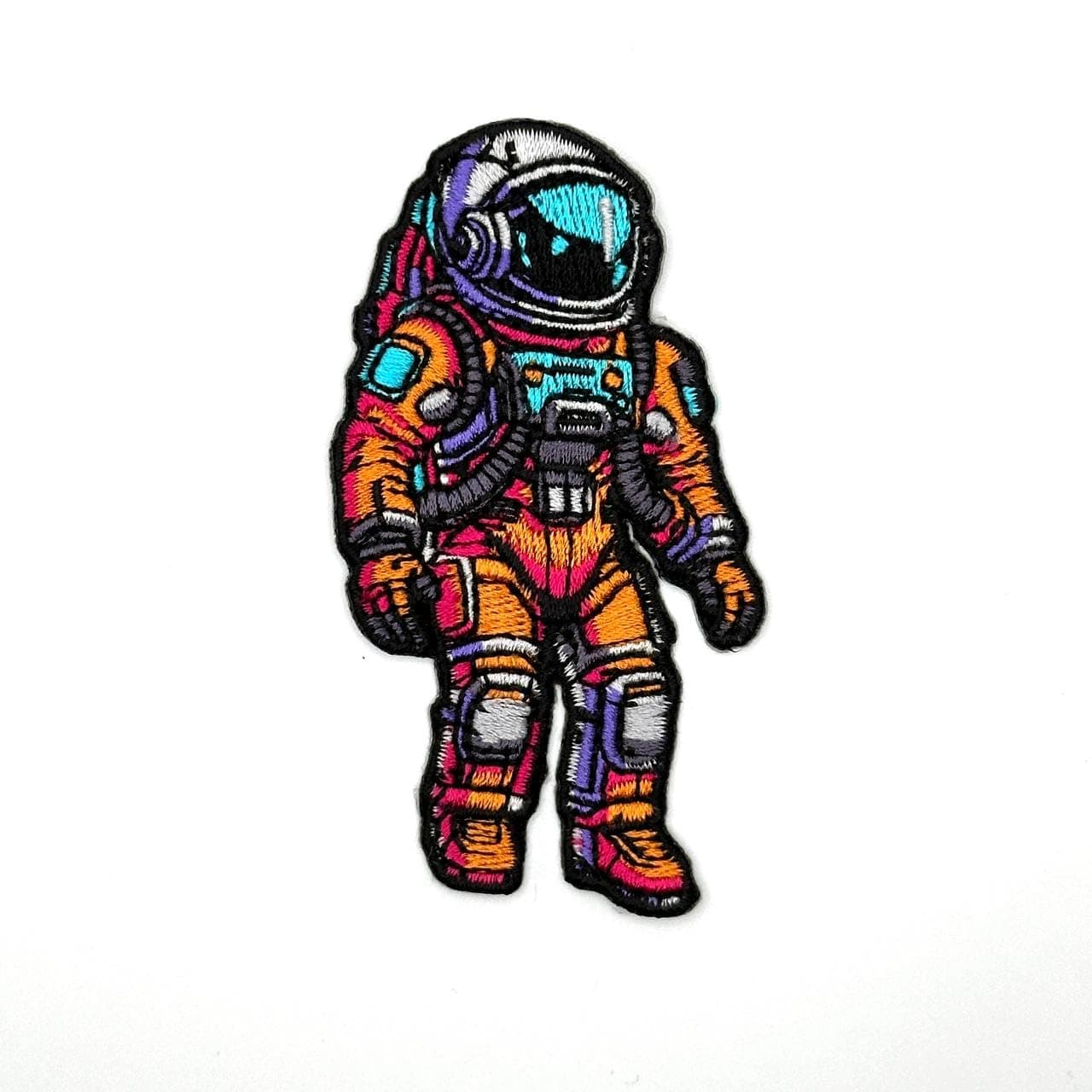 GenericSpace Man Astronaut Iron On Patch - Embroidered Space Sci Fi Cool Funny Astronaut Men Applique Appliques Iron On Sew On Patches for Clothing, Jeans, Hat, Backpacks, Clothes, Jackets (3")