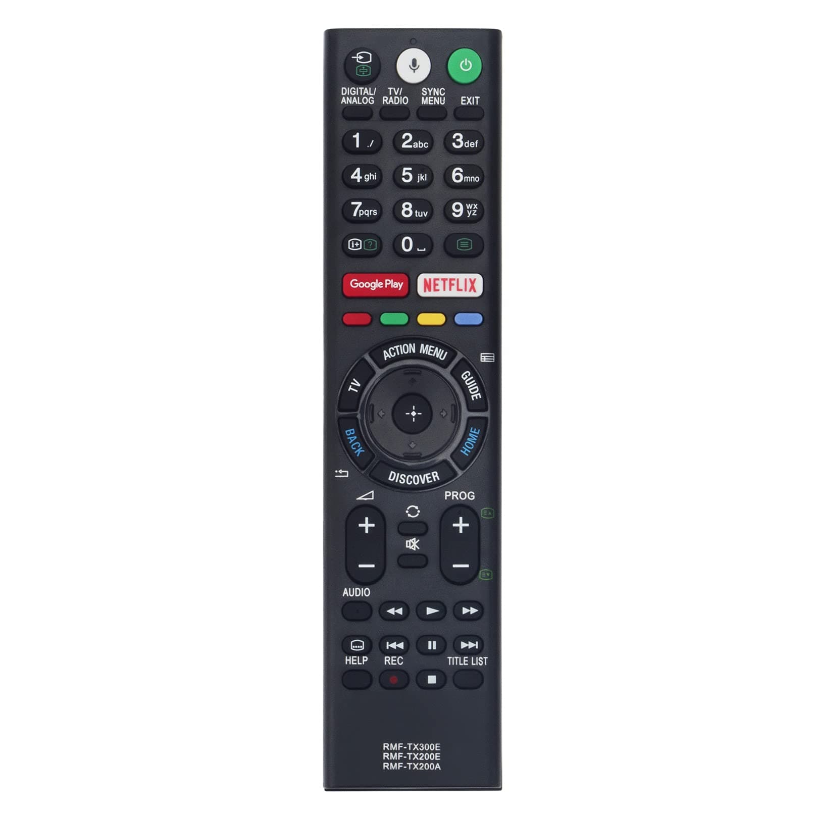 ALLIMITYRMF-TX300E sub RMF-TX200E Remote Control Replce Fit for Sony Bravia TV KD-43XE8005 KD-55XE8505KD-55XD8505 KD-55XD8577 KD-55XD8599KD-55XE9005 KD-75XE9405 KD-55XD8005 KD-55XD8005