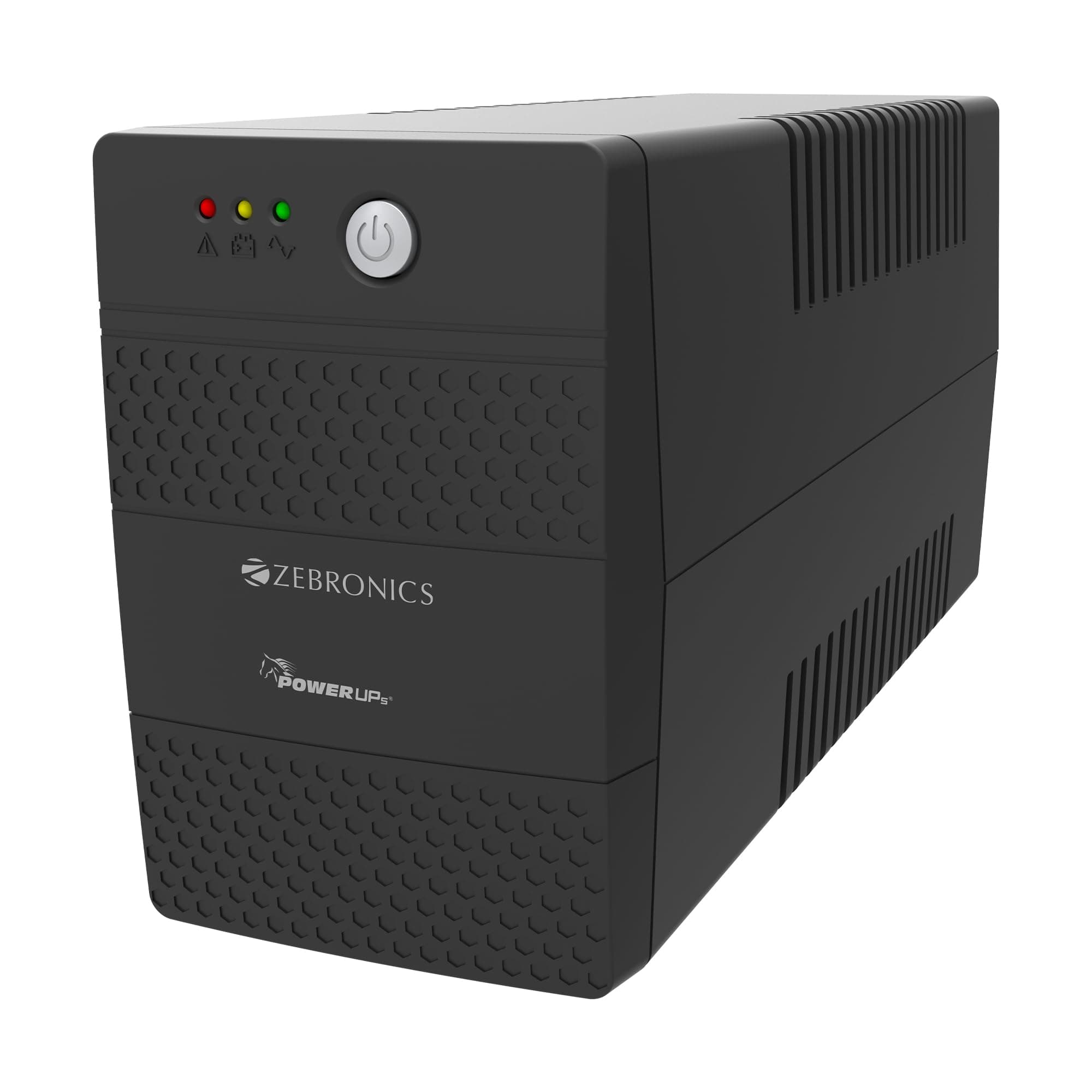 ZEBRONICS Newly Launched U735 600VA/360W Microcontroller Based UPS for Office Computers | Home PC with Auto Restart, Generator Compatible, Boost & Buck AVR, Built-in Protection, (Not for Routers)