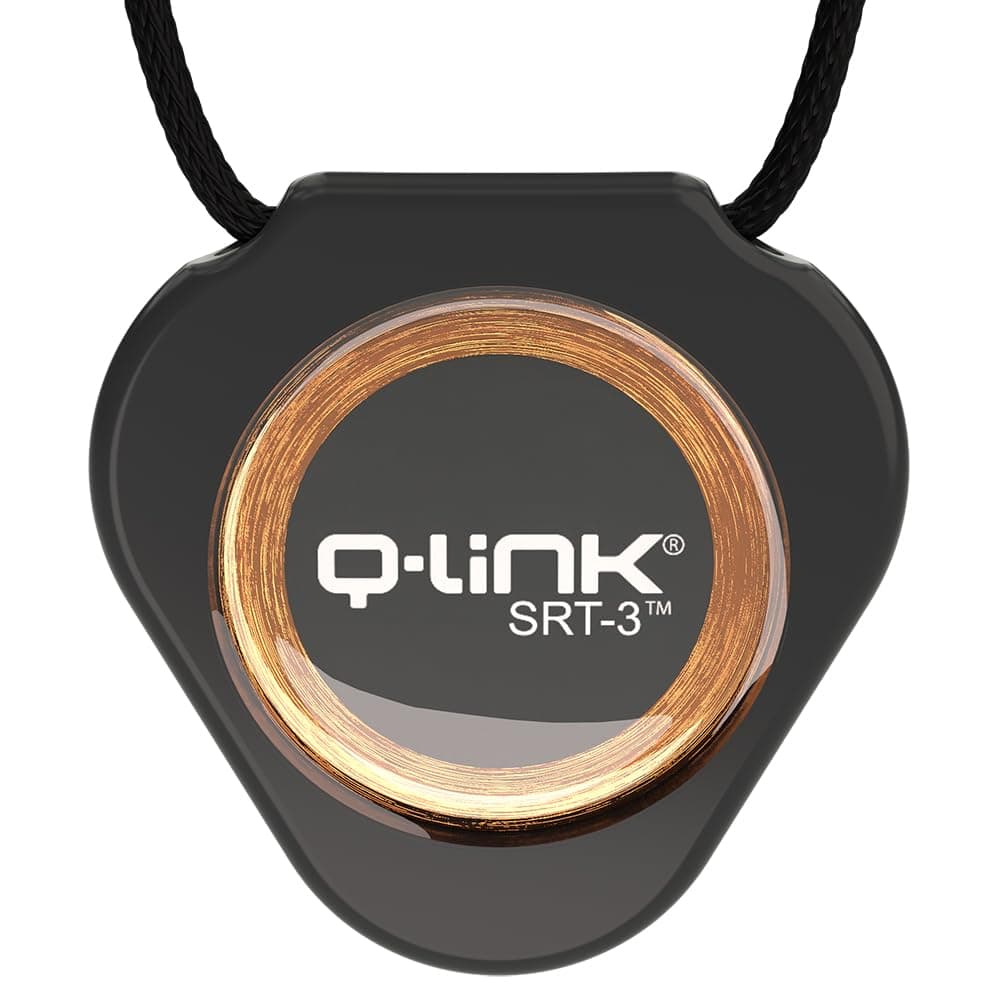 Q-Link Triangle Acrylic SRT-3 Pendant - Black