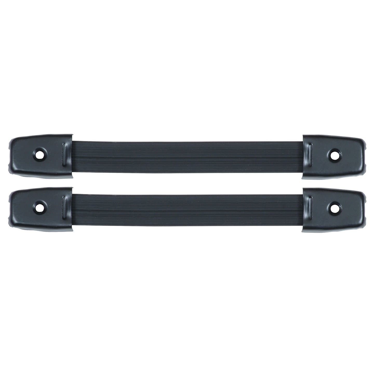 RH-0570BK-2-A Strap Handle with Black End Caps - Set of 2