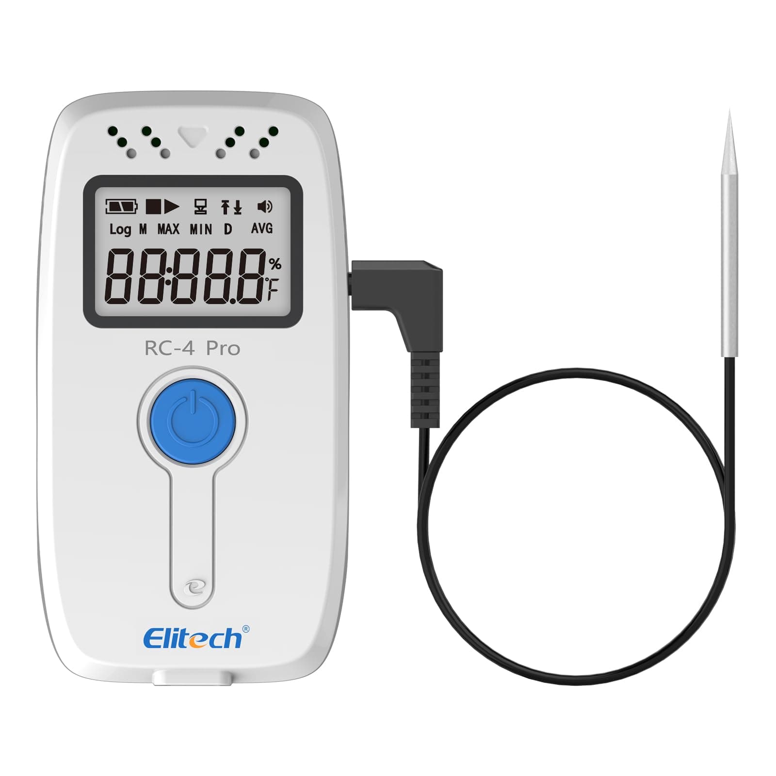 RC-4 Temperature Data Logger Recorder with External Temperature Sensor