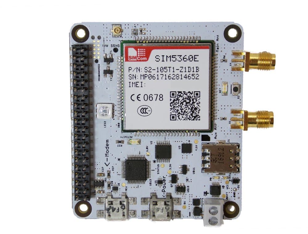 IOT Bit 3G Bit GPS Hardware for Mini Computers - White