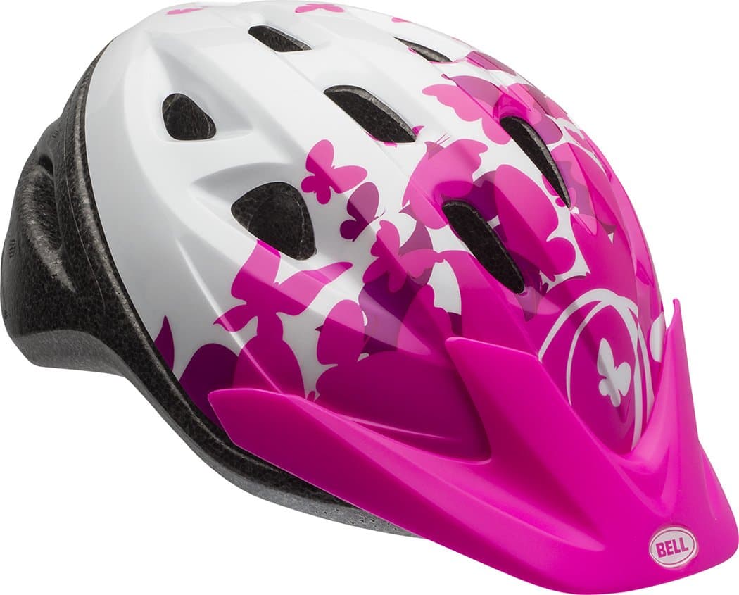 Bell Rally Child Helmet Pink/White Flutter