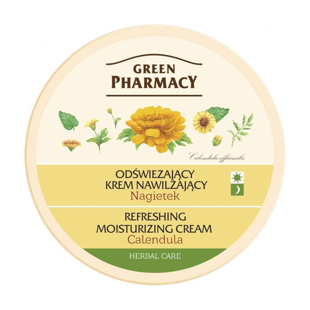Green Pharmacy, REFRESHING Moisturizing Cream, Calendula