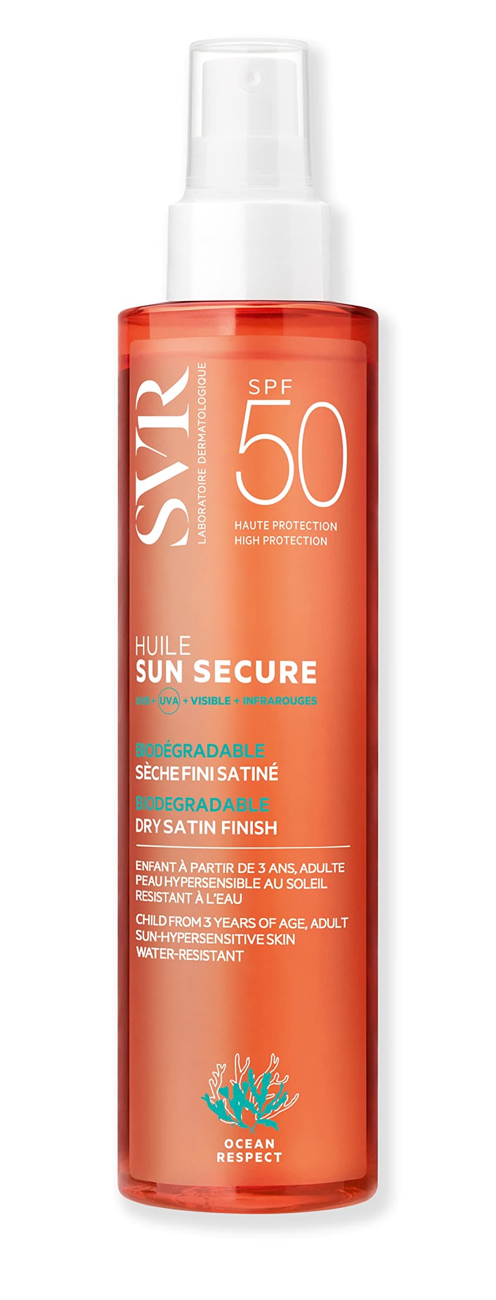 – SUN SECURE huile seche SPF50 200 ml
