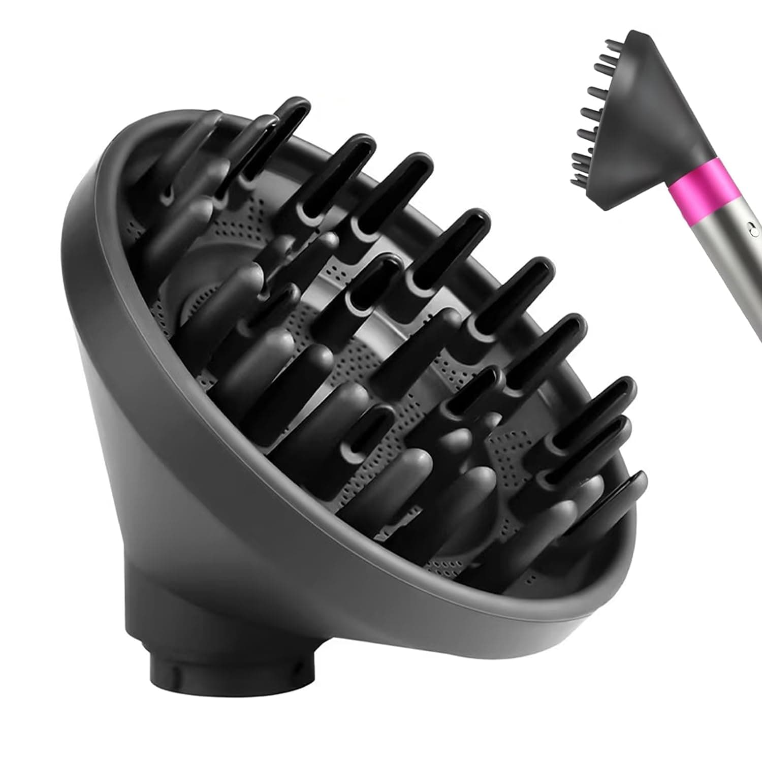 Upgraded Diffuser Nozzle for Dyson Curling Iron Converting for Dyson Airwrap Styler To Hair Dryer Diffuser Nozzle Attachment