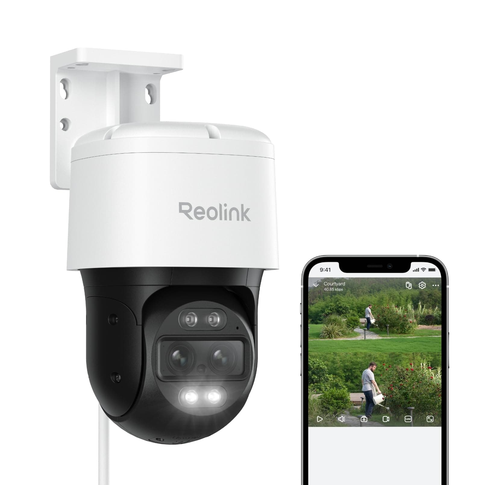 REOLINK PTZ Security Camera 360 Camera with Dual-Lens Trackmix PoE