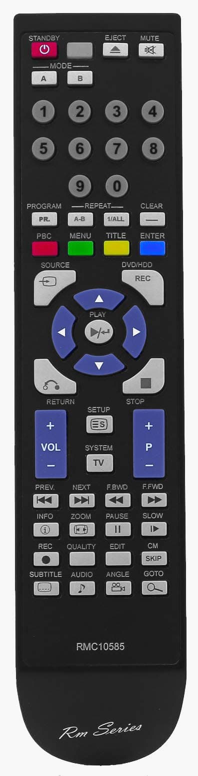 RM Series Replacement Remote Control for MUSTEK DVD520
