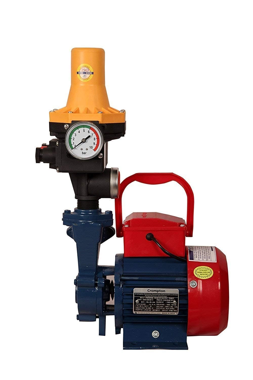 Crompton Greaves 0.5 Hp Pressure Pump, Blue