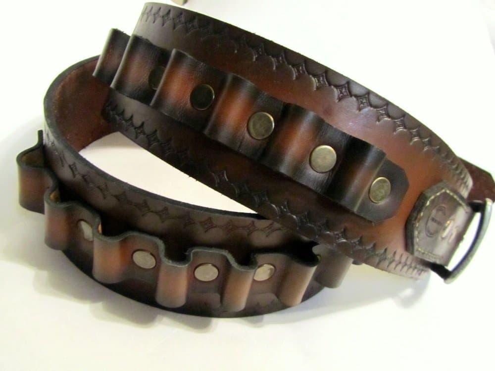 Leather Bullet Belt