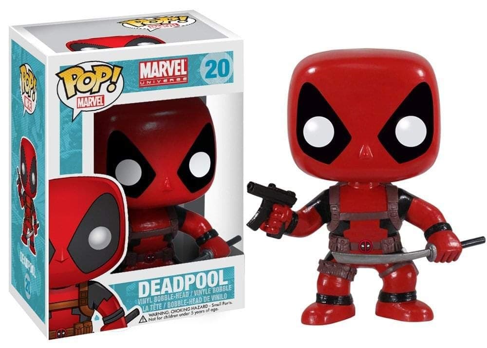 Funko Pop Marvel: Deadpool, Action Figure 3052, Multicolor, 6"