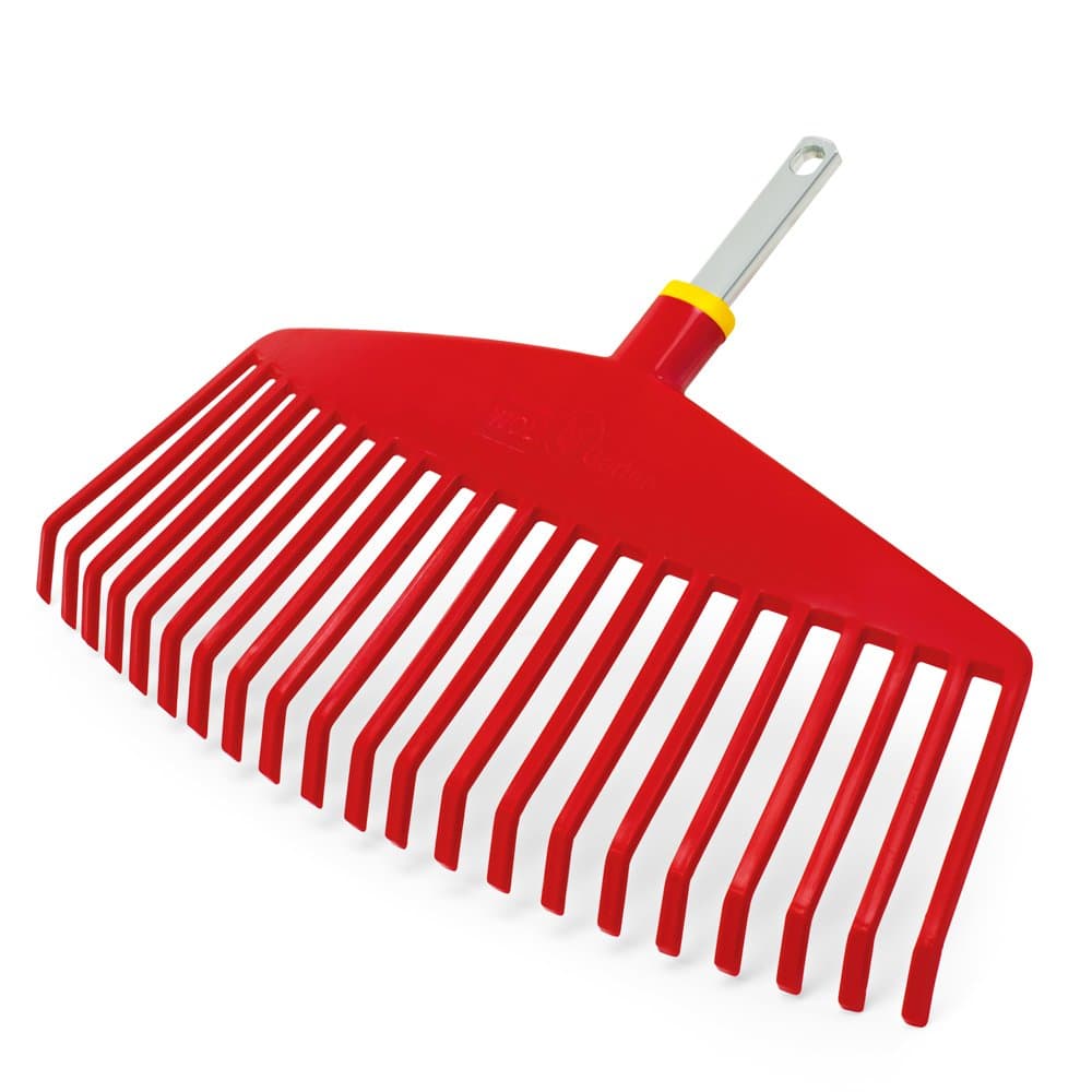 UIMC Multi-Change Leaf Rake Lawn Care Tool Head, Red, 46.5x6.5x4.2 cm