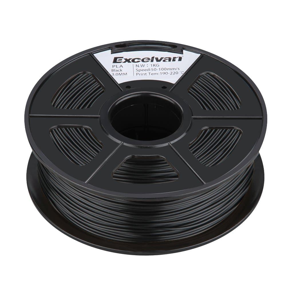 Portable 3D Printer Filament PLA 3.0mm Black