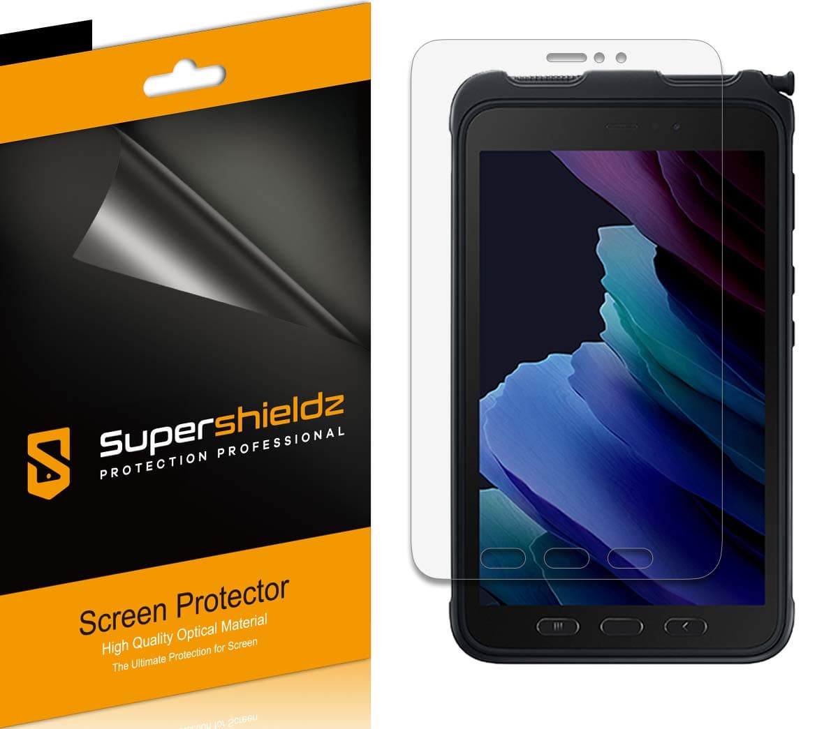 Supershieldz (3 Pack) Designed for Samsung Galaxy Tab Active3 (8 inch) Screen Protector, Anti Glare and Anti Fingerprint (Matte) Shield