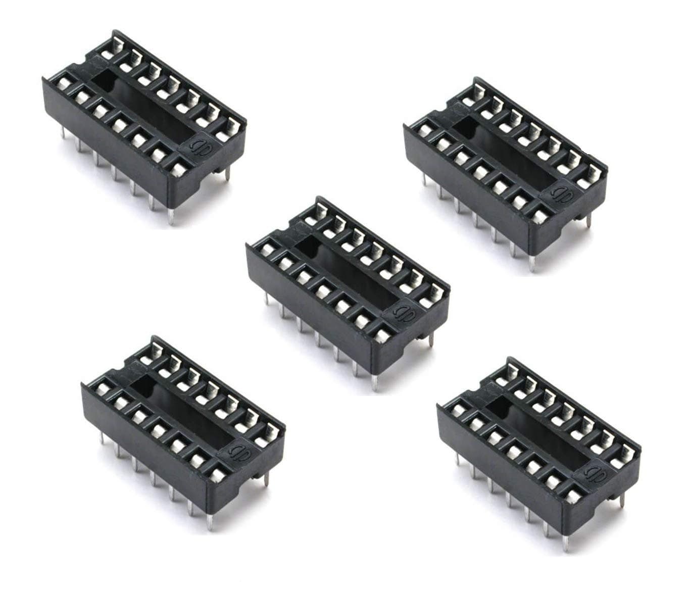 OLatus 14 Pin DIP IC Socket-Base-Connector for Microcontrollers and IC's (5 Pieces)
