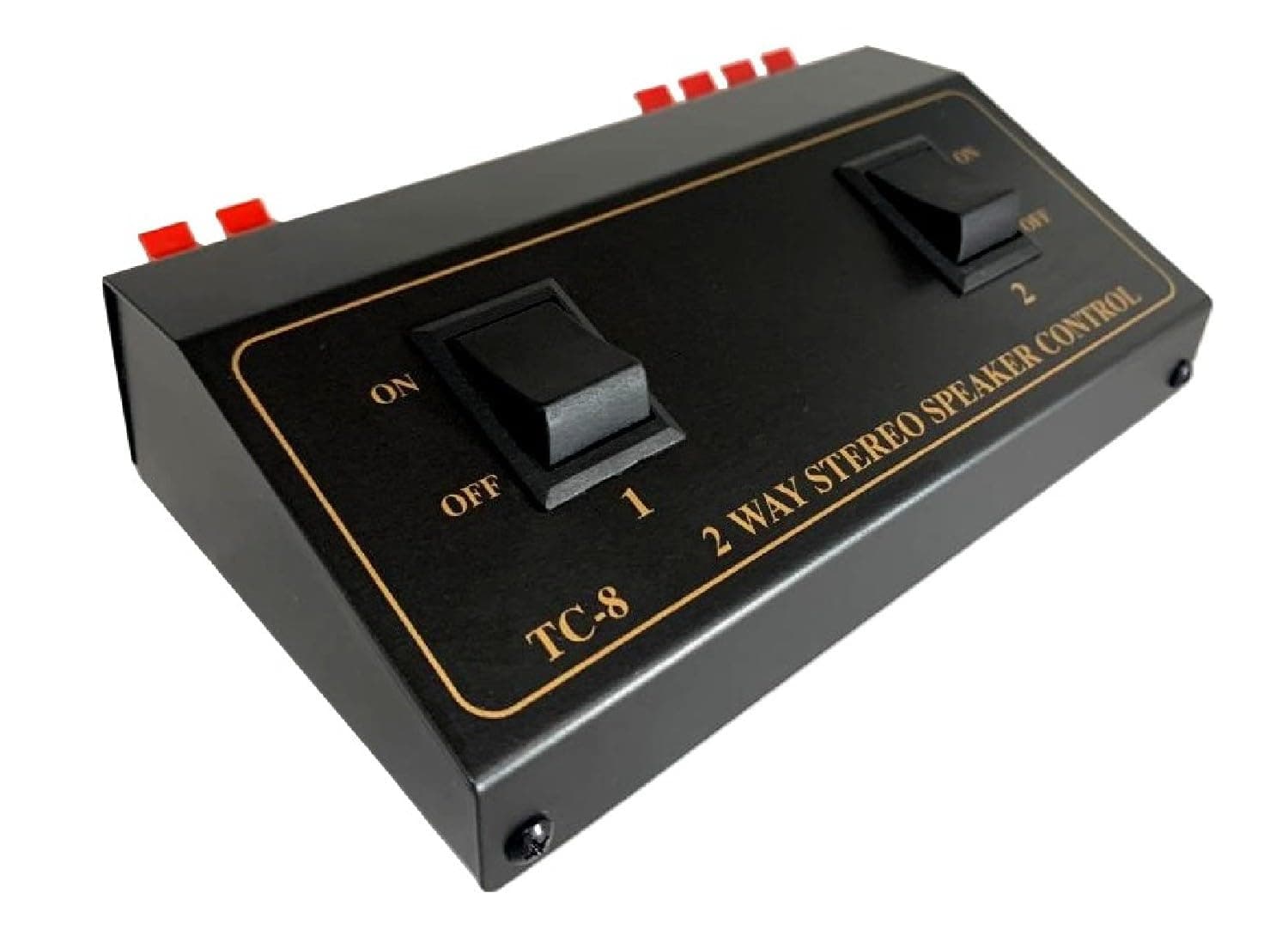 2 Pair Speaker Selector Switch Switcher Splitter Box