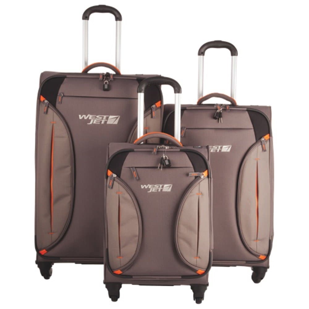 WestJet Feather Lite Lightweight Luggage 3pc nested set