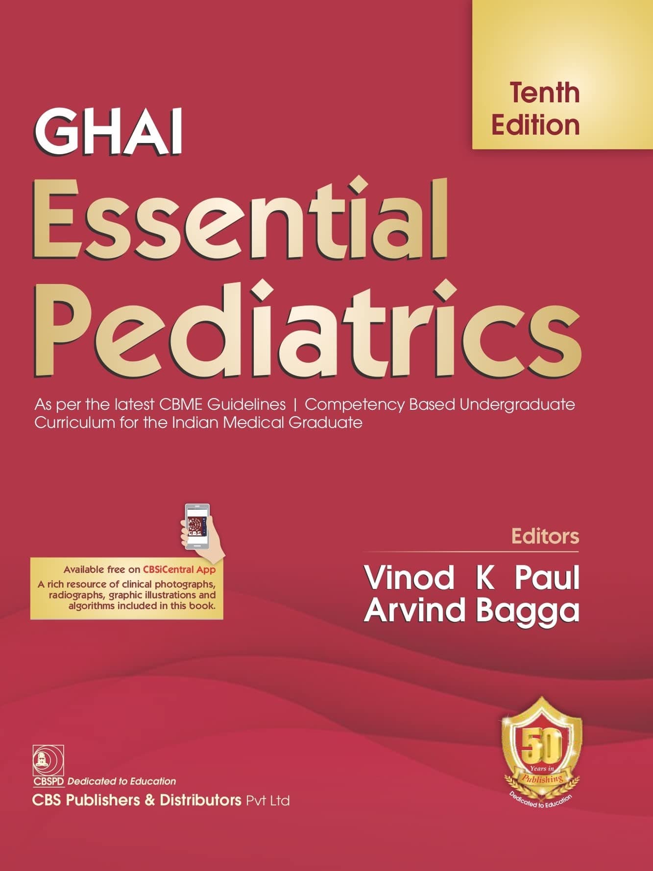 CBSPD GHAI Essential Pediatrics 10th Ed.