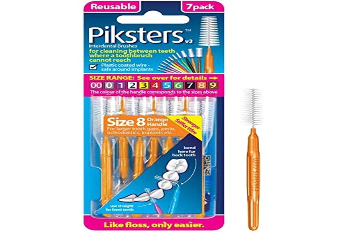 Piksters Size 8 Orange Handle