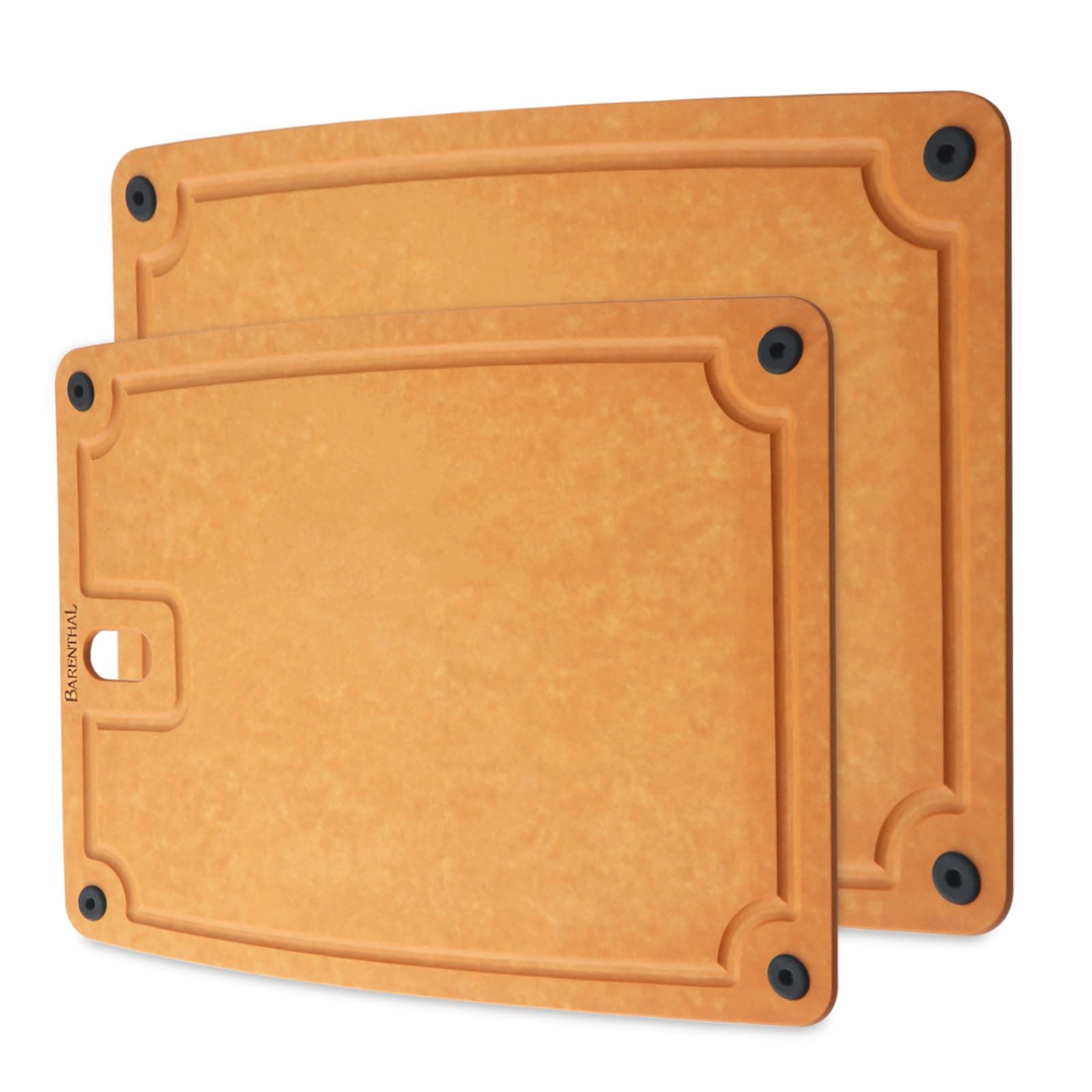 Cutting Boards for Kitchen Dishwasher - 2PC Cutting Board Set Double-Sided with Non-Slip Feet and Juice Groove Composite Chopping Board for Kitchen Knife Friendly Cut Meat, Fruit,Vegetable