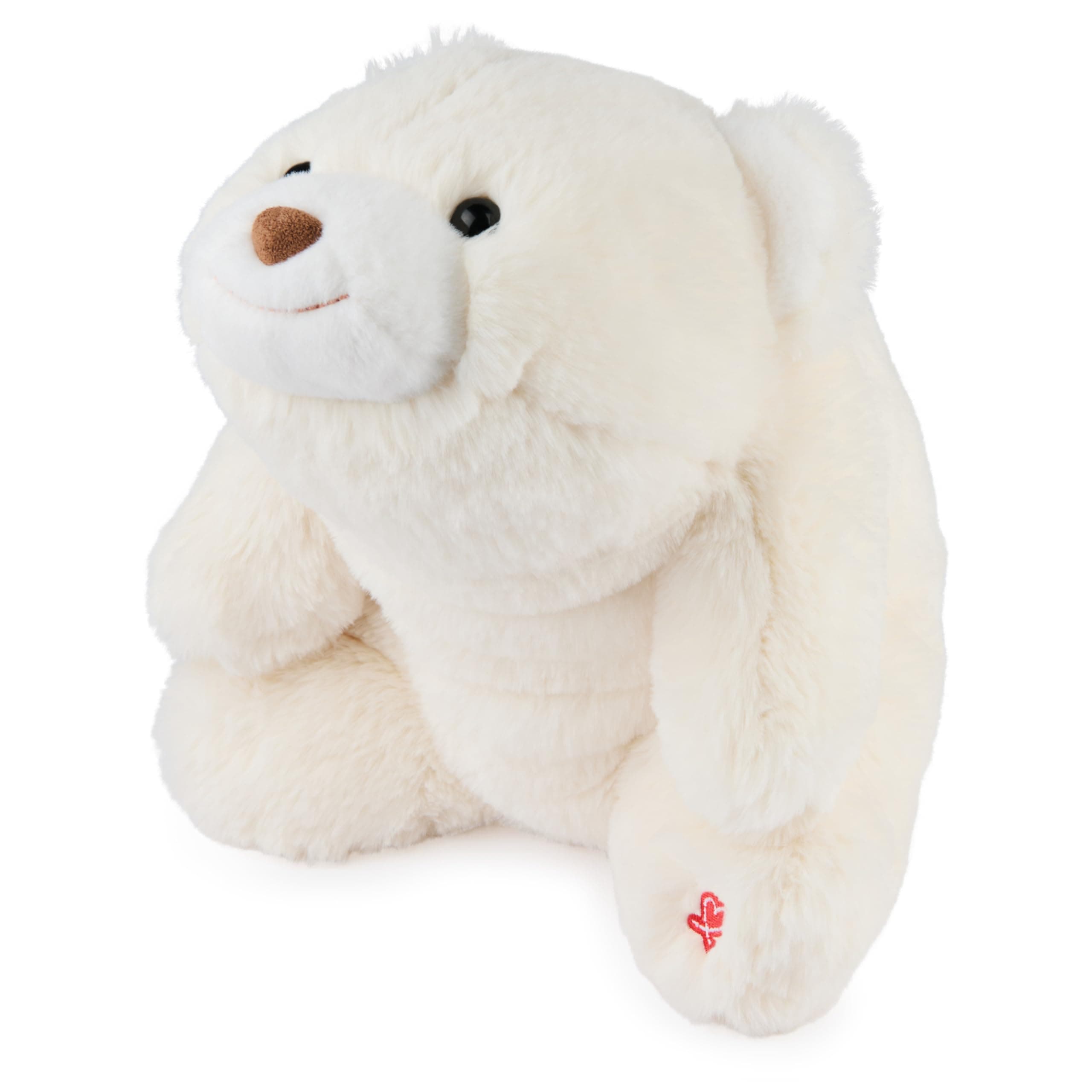 Original Snuffles Teddy Bear, Premium Stuffed Animal for Ages 1 and Up, White, 10”