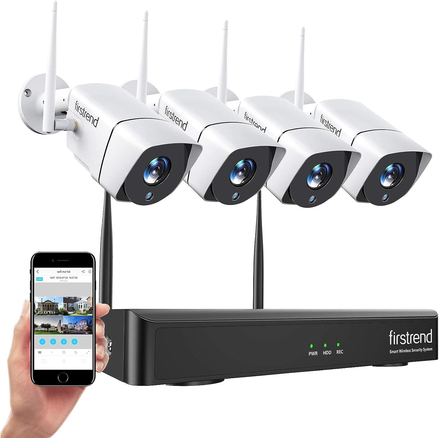 8CH 1080P Wireless Security Camera System
