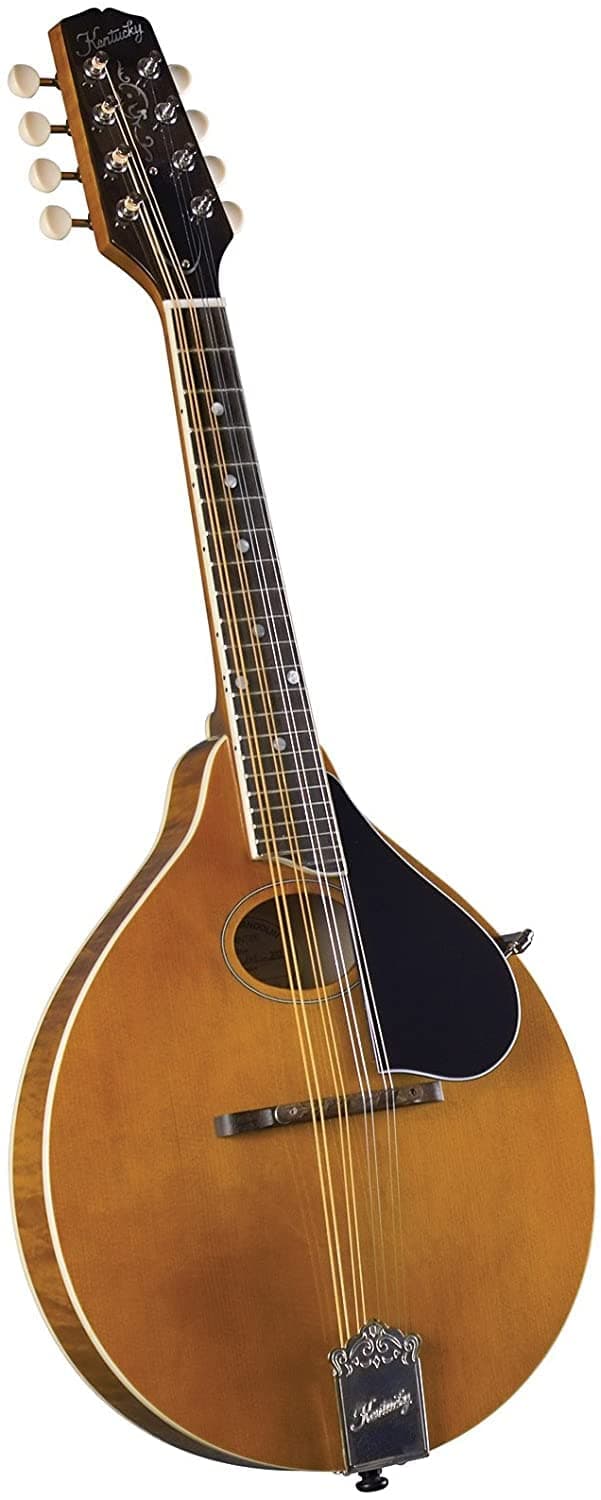 Kentucky KM-272 Artist Oval Hole A-Style Mandolin – Transparent Amber – Solid Spruce Top, Maple Back & Sides, Rosewood Fingerboard – Professional Mandolin for Beginner and Advanced Players