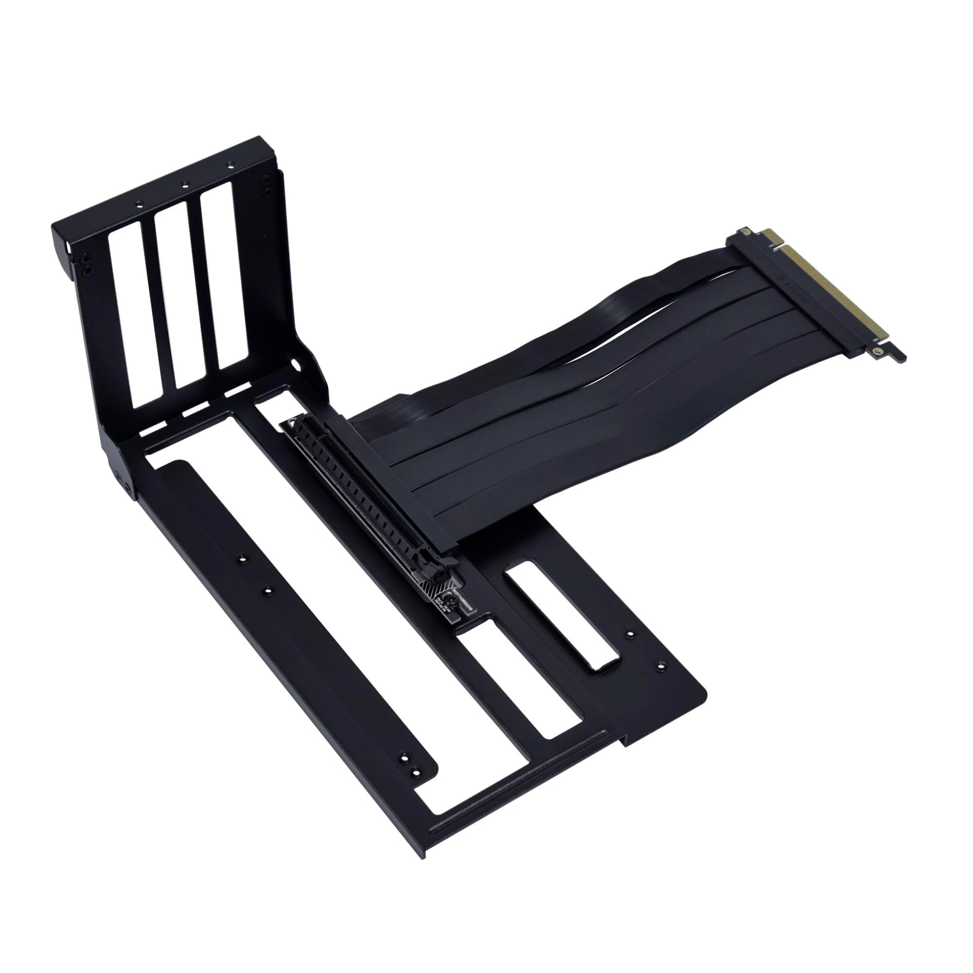 LIANLI A3-mATX Vertical GPU Kit Black Vertical Bracket & PCI-e Gen 4.0 Compatible Riser Cable Kit A3-1X