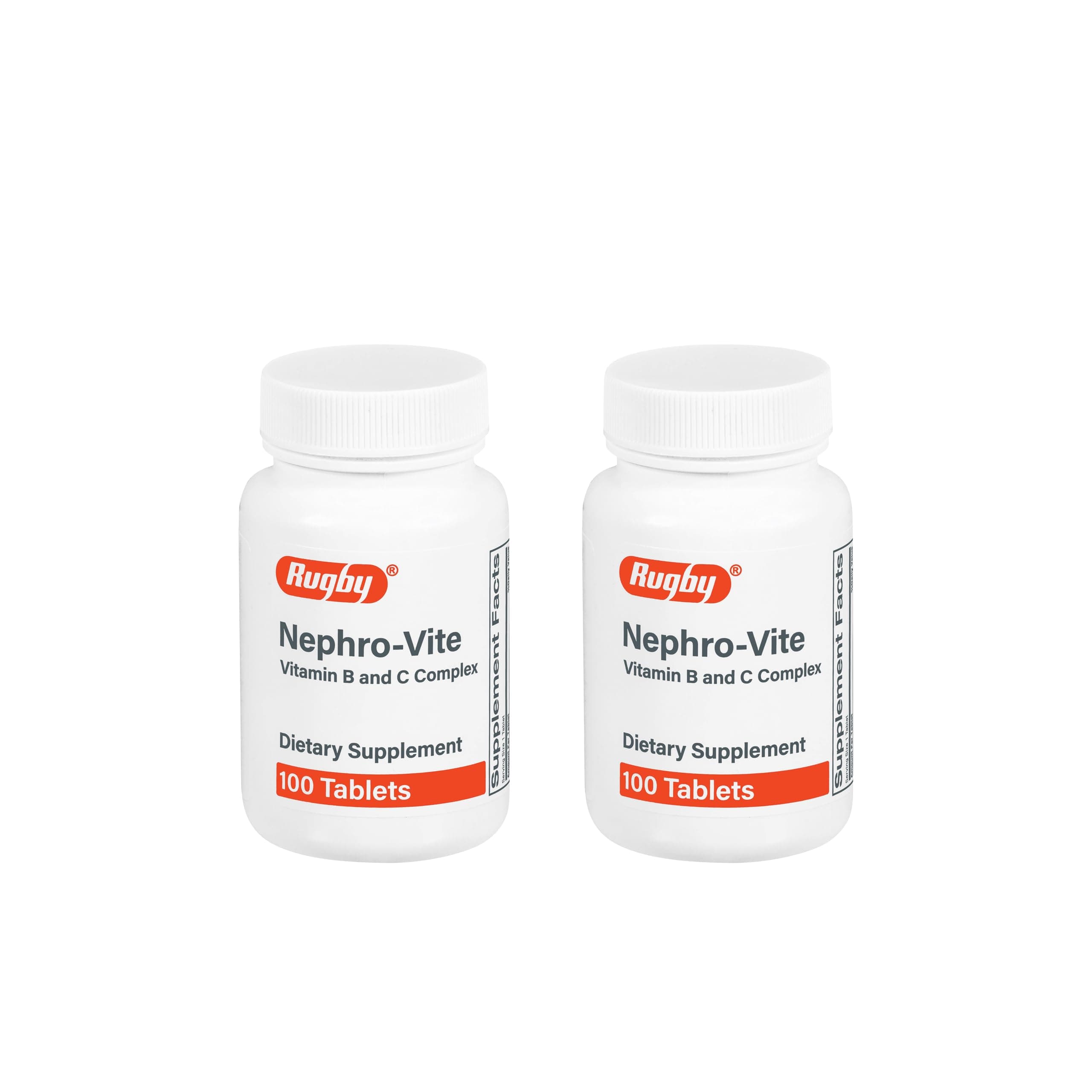Nephro-Vite Tablets, 100 Count Per Bottle (2 Pack)