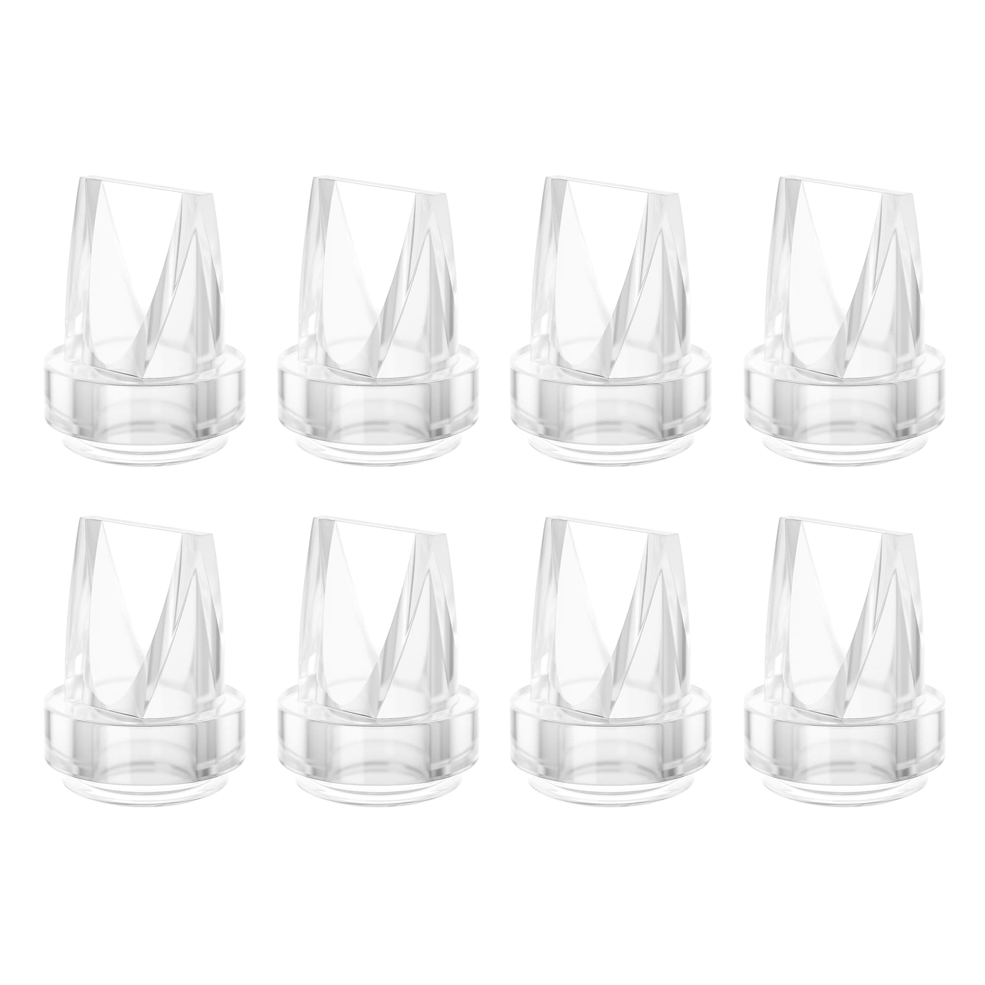 8PCS Duckbill Valves Compatible with eufy E10 E20 S1 S1 Pro MomMed S21,S32 Breast Pump Replacement Pump Parts Accessories
