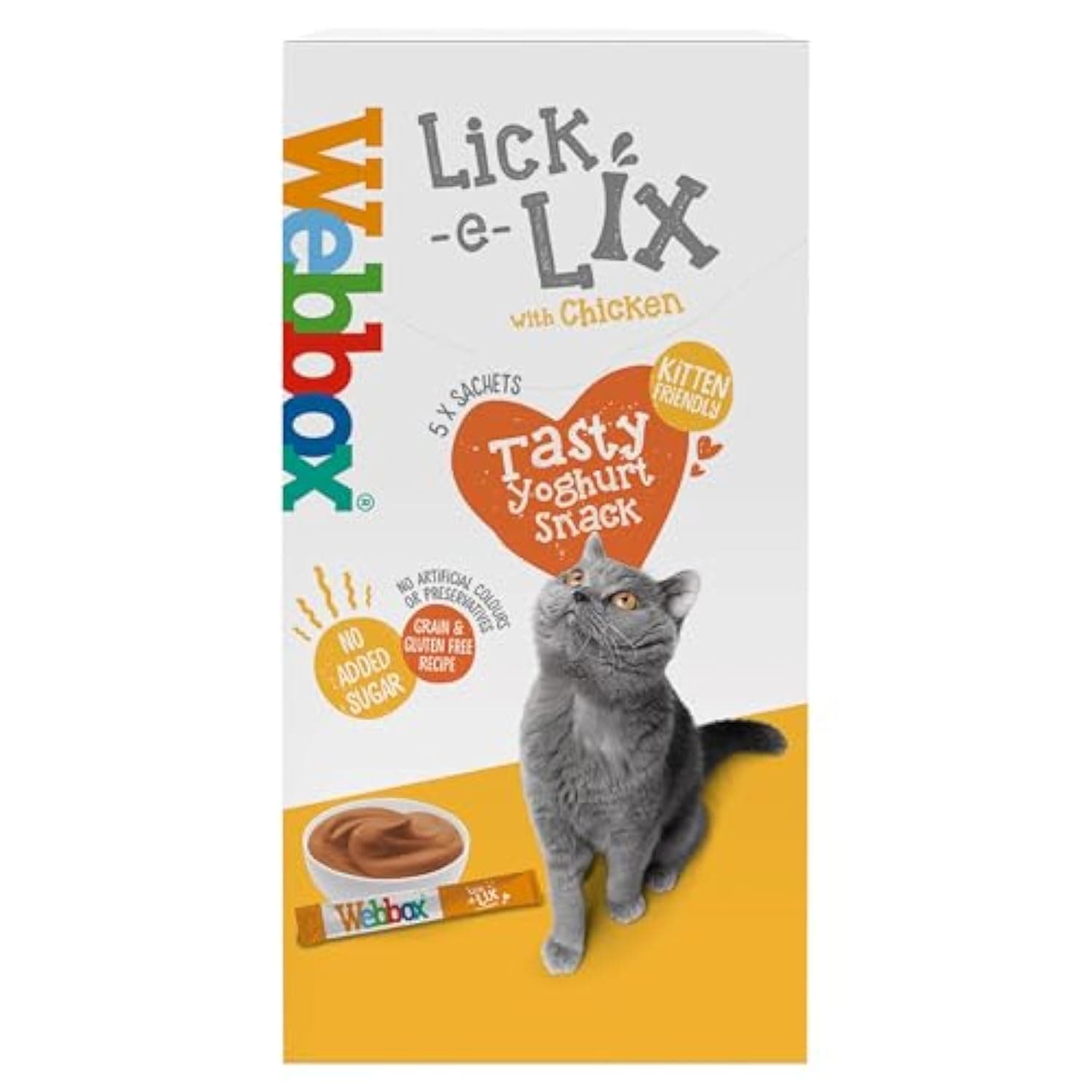 Webbox Lick-e-Lix Yoghurt Chicken 75g