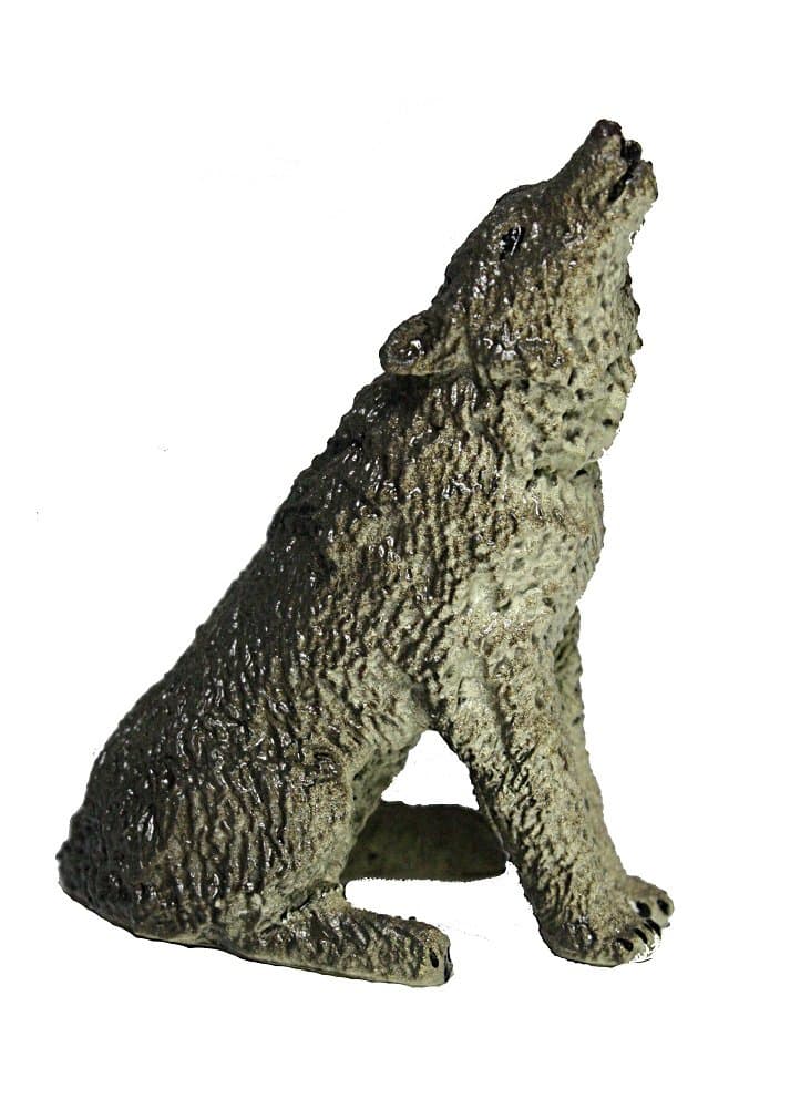 2.5 inch Mini Wolf Model Realistic Rubber Replica by Mamejo Nature