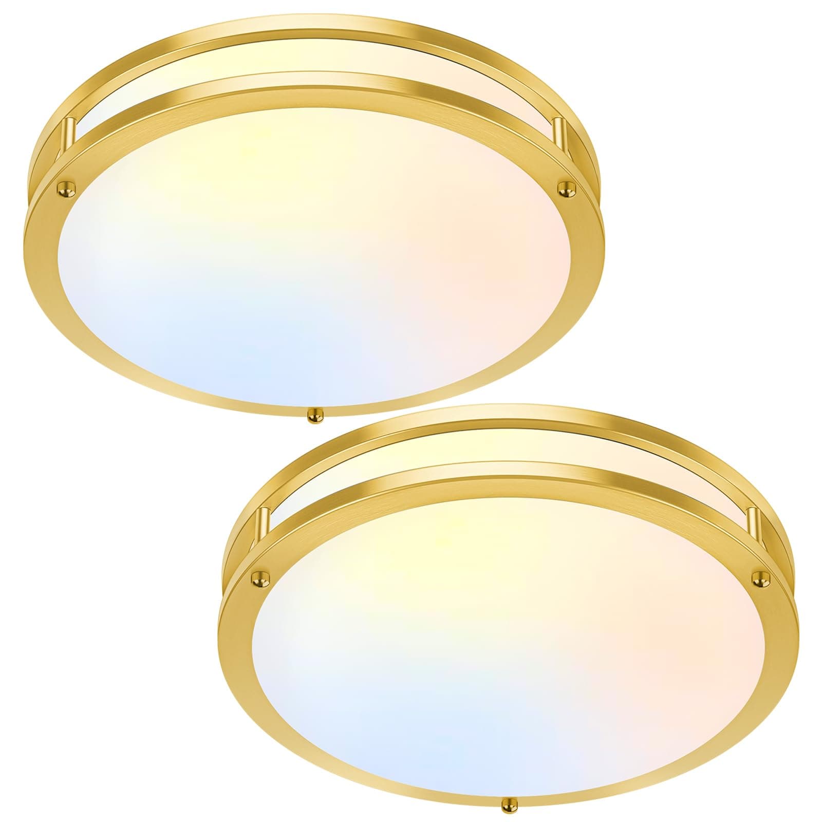 5CCT 36W LED Ceiling Lights Brushed Gold