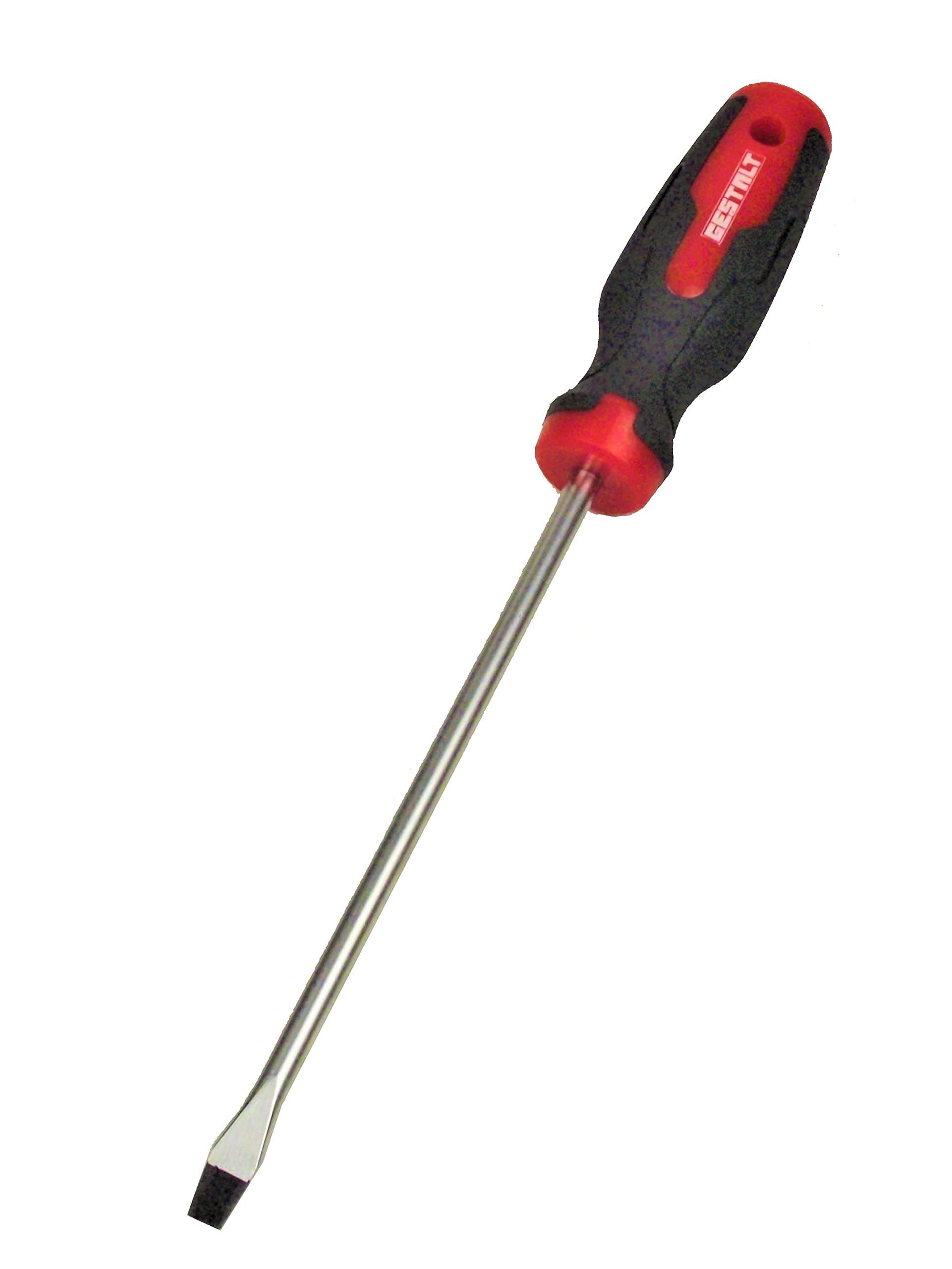 Gestalt Tools 200mm Flathead Screwdriver - Large Heavy Duty Flat Head Screwdriver with Long Shank and Magnetic 8mm Flat Head Tip