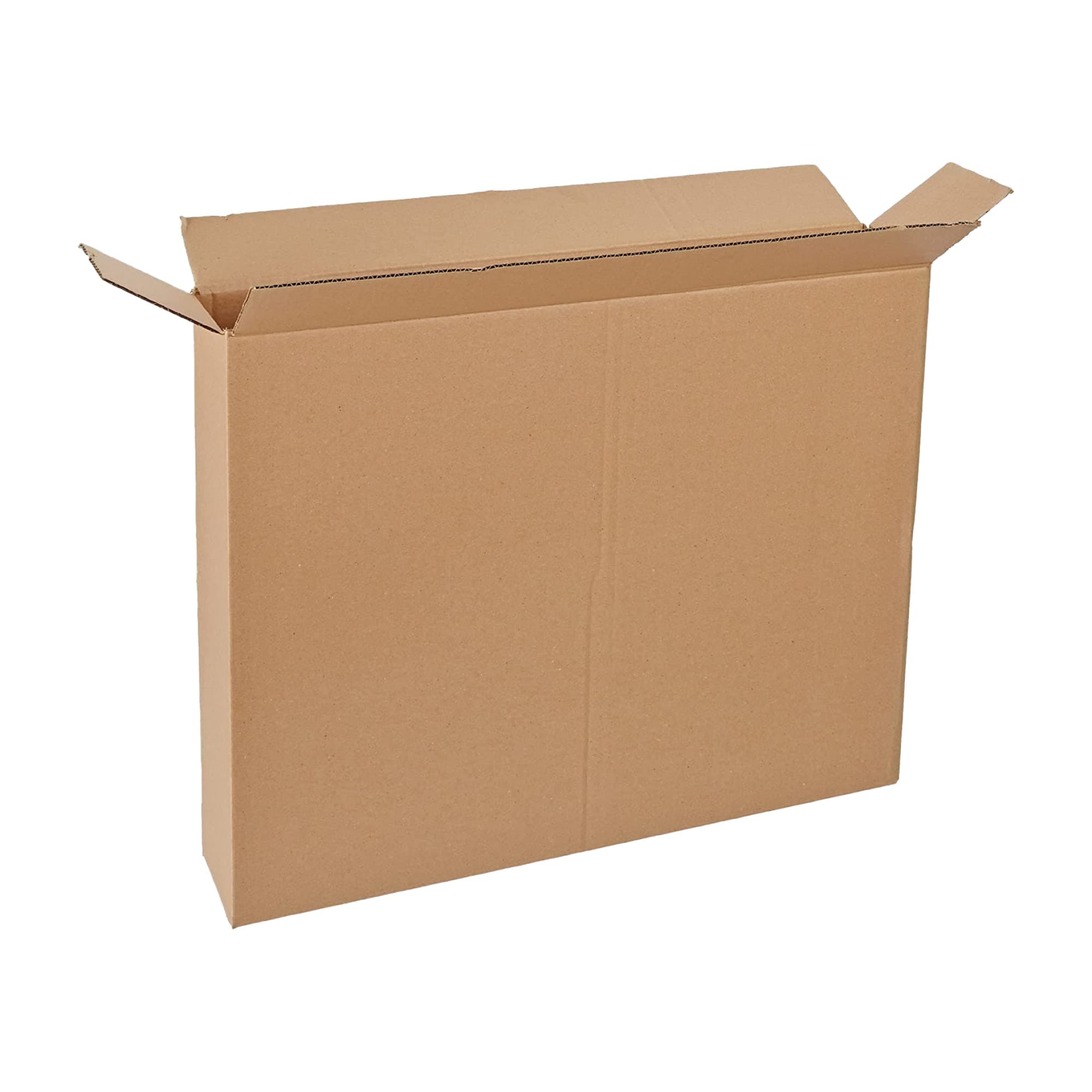 BOX USA Side Loading Shipping Boxes Large 30"L x 5"W x 24"H 10-Pack - Corrugated Cardboard Box for Moving, Mailing, Packing, Packaging and Storage