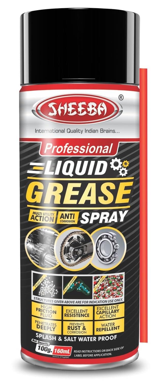 Sheeba SCLGS07 Liquid Grease Spray (150 ml)