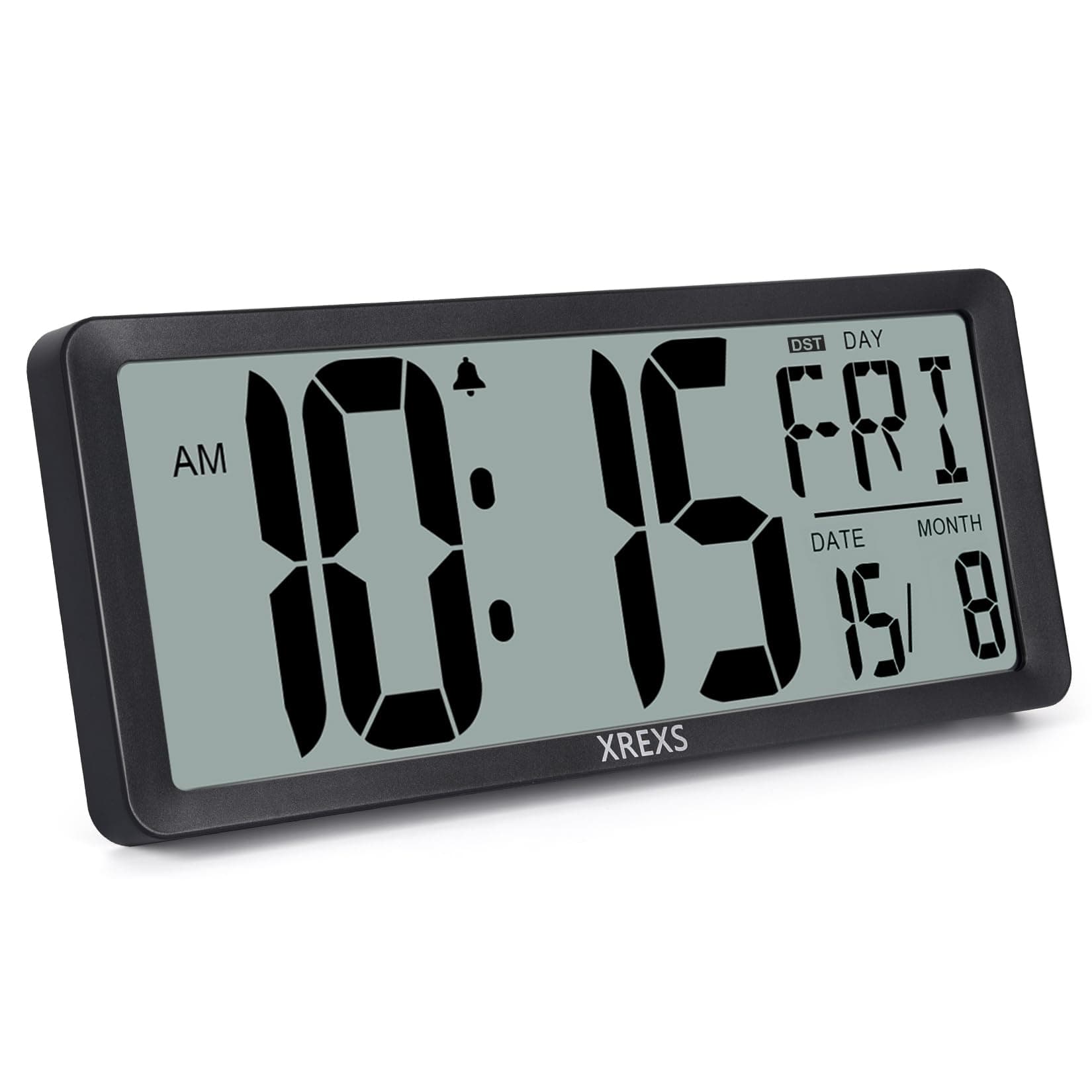 14 Inch Large Digital Wall Clock (Black)